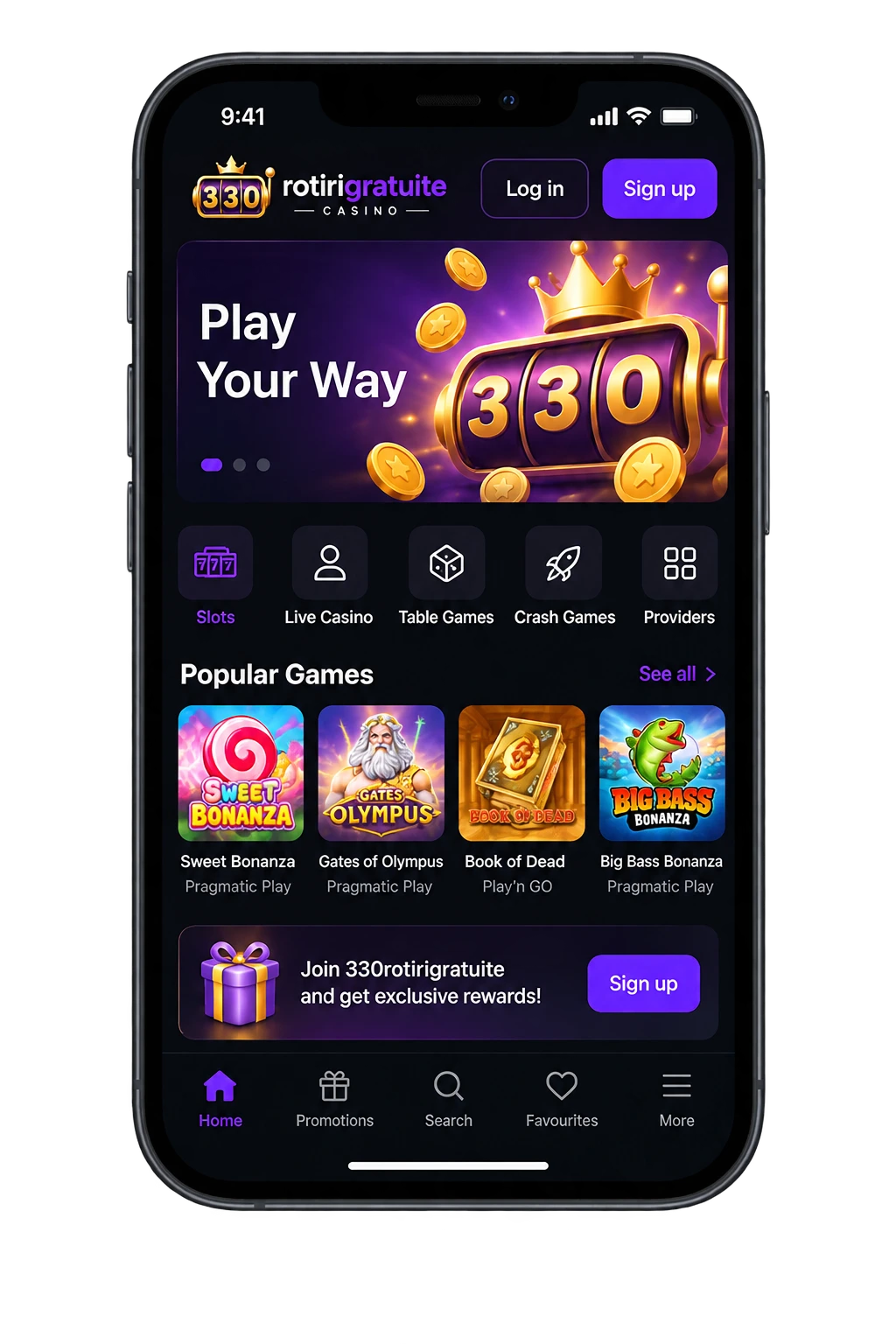 Aplicația 330 Rotiri Gratuite Casino